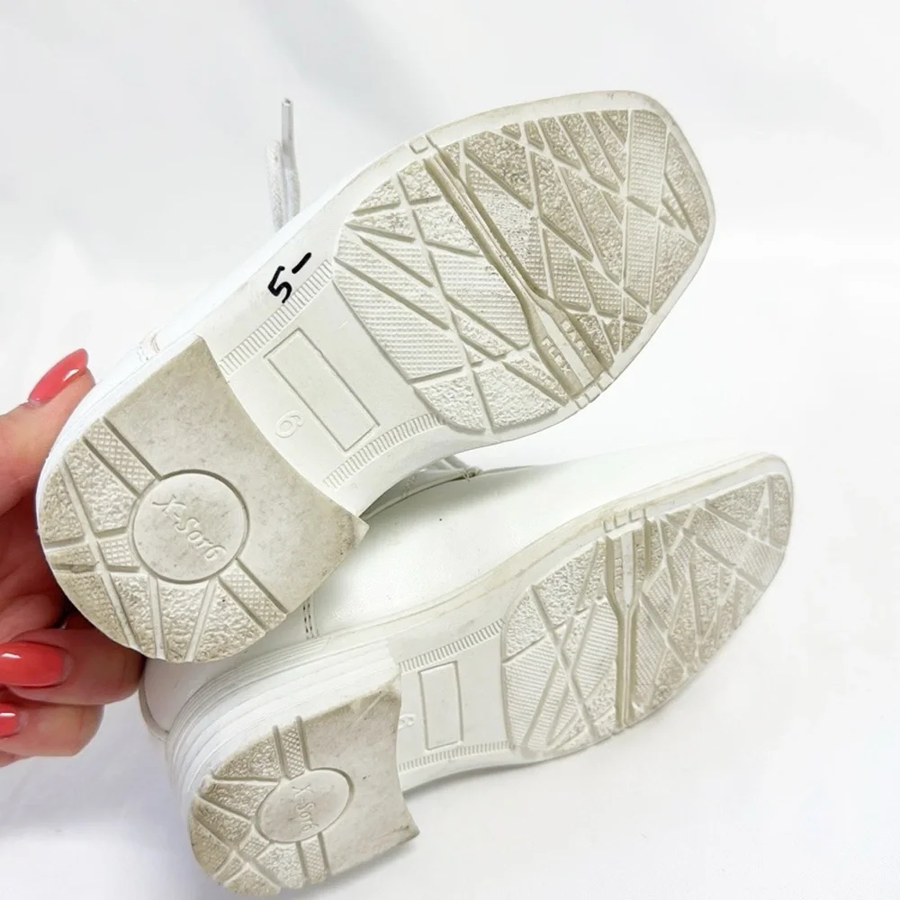 BONAFINI White Kids Dress Shoes Lace Up Size 6 Toddler